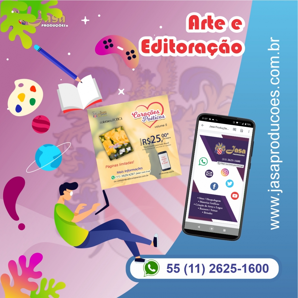 Serviços de Arte e Editoração